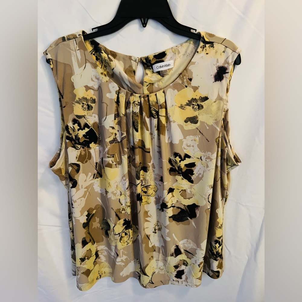 Calvin Klein yellow blouse